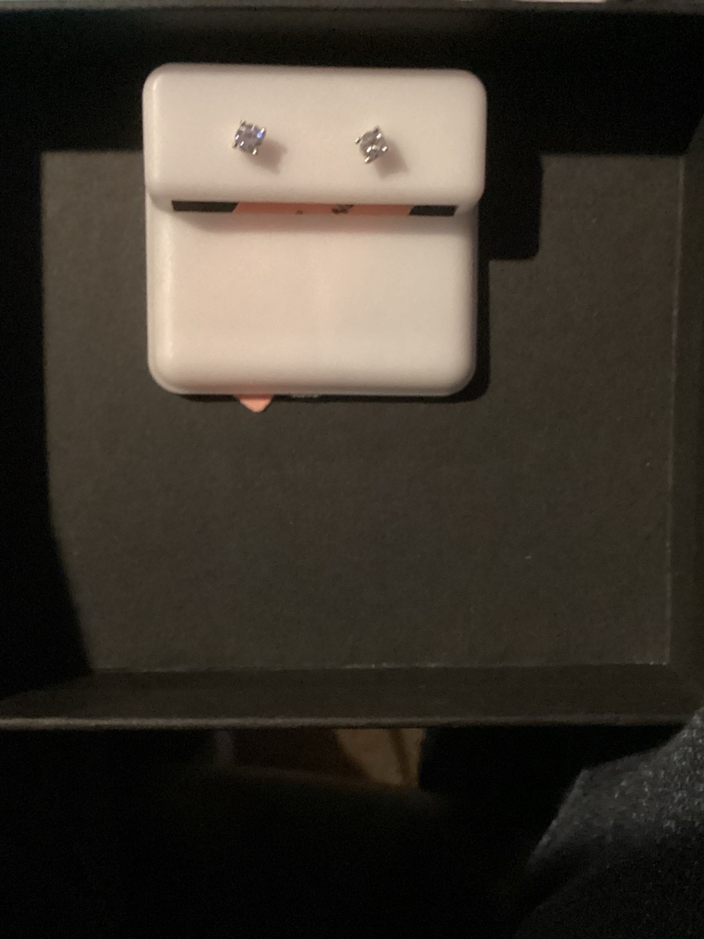 0.22 CTTW Lab grown diamonds and sterling silver Earrings